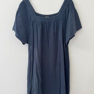 Madwell Cotton Gauze Shift Dress